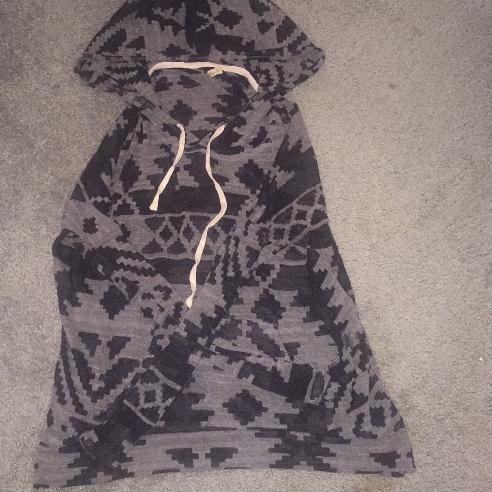 Tribal print Hollister Hoodie